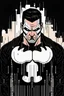 Placeholder: punisher sku;; in the style of Hiroshi Nagai