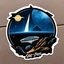 Placeholder: [sticker by Greg Smallwood] Star Trek adventure with the iconic logo