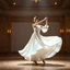 Placeholder: For a known Azeri female dance choreography, the most iconic and recognizable style is the **"Naz Elama"** or the **"Lale" (Tulip)** dance. These dances are characterized by fluid, swan-like arm movements, intricate hand gestures, and a very smooth "gliding" step where the dancer appears to float across the floor. in a modern huge stage in a royal hall