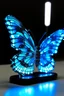 Placeholder: Blue butterflyLight Luminous