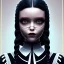 Placeholder: wednesday addams rolünde oynayan jenna ortega netflix