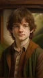 Placeholder: Portrait of Samwise “Sam” Gamgee: A hobbit, Frodo’s gardener at home, and his servant and friend on the quest. He is described as having brown hair, brown eyes, and a round face. He usually wears a brown jacket and trousers