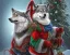 Placeholder: Christmas Wolf Space