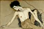 Placeholder: painting of a figure with the life-filled void of an empty existence, egon schiele masterpiece