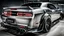 Placeholder: dodge challenger BRABUS ROCKET bodykit, rear view, desktop wallpaper, 4K, Cinematic