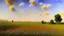 Placeholder: Sunny day, prairie, tree, flowers, claude monet painting