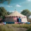 Placeholder: Ultra realistic circus scene. dancer man, waist up view, Wes Anderson style, happy, bubbles, confeti, acid ambient, highly detailed, concept art, unreal engine 5, god rays, ray tracing, RTX, lumen lighting, ultra detail, volumetric lighting, 3d, finely drawn, high definition, high resolution.