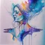 Placeholder: Utilize flowing and rhythmic patterns to represent the allure and mystique of drug addiction, balanced with contrasting elements symbolizing recovery watercolour painting