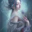 Placeholder: Insanely detailed photograph of an “portrait of gorgeous winter goddess ” with intricate hair, intricate embroidered dress, beautiful clear face and hyperdetailed painting by Ismail Inceoglu Huang Guangjian and Dan Witz CGSociety ZBrush Central fantasy art album cover art,8K, hdr, romantic, mysterious, ominous, beautiful flowers, jewelry, comfort, natural eyes,naked,tasteful