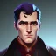 Placeholder: Portrait of a 30 year old warlock like Henry Cavill, Sherlock Holmes and Mary Poppins