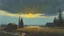 Placeholder: Sun, Denis Sarazhin, Alex Colville, John Harris, Simon Stalenhag, ominous sky