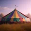 Placeholder: circus, ringleader, Arthur Kulkov, front, Russian, fantasy, anime, yoji shinkawa dreamscape, fenghua zhong, mystical colors, Golden hour, Lisa Frank fantasy