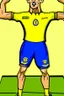 Placeholder: Cristiano Ronaldo Footballer ,cartoon 2d