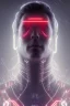 Placeholder: cyberpunk, head, men, portrai, tron