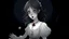 Placeholder: comix style, In the pallid moonlight, a peculiar girl appears - a vampire, her skin a haunting shade of spectral grey, as if she herself were wrought from the lonely heart of a forsaken moon. Cruel rubies are set into her eyes, glowing with ominous liveliness against her lifeless pallor. Blood, a sinister accompaniment to her form, the colour of garnet, seems to drip off her like a macabre jewel, casting a chilling aura of dangerous enchantment about her.