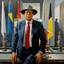 Placeholder: Gustavo Petro president of Colombia with hat oil painting art Bauhaus 8k