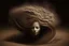 Placeholder: woman [explode | dissolve | merge | disintegrate] into swirls of sand