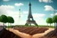 Placeholder: eiffel tower near people talking about soil strategy