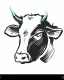 Placeholder: I want a bovine head in vector