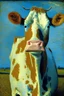 Placeholder: Portrait of a cow by Van Gogh