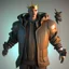 Placeholder: King cyberpunk cheerful 3D