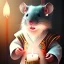 Placeholder: a cute litte rat wearing Hanfu, holding one large candle, BK complex detail, cinema, reality, detail, octane rendering, stoic cinematic 4k epic detailed photograph shot on kodak detailed bokeh cinematic hbo dark moody 8k, 85mm f/16 by leica