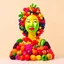 Placeholder: Woman made of fruits and vegetables