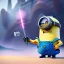 Placeholder: Clash of clans art style of a cute minion, full body, by mobeius, au naturel, hyper detailed, digital art, trending in artstation, cinematic lighting, studio quality, smooth render, unreal engine 5 rendered, octane rendered, art style by klimt and nixeu and ian sprigger and wlop and krenz cushart