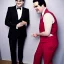 Placeholder: Creepy old photo of Jimmy carr with Alan carr