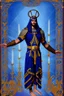 Placeholder: [ancien Egypt, real photography] Clad in a robe of deep cobalt blue, Akkiru's attire seemed to meld seamlessly with the boundless expanse around him. The fabric, adorned with motifs that echoed the rhythmic dance of waves, flowed gracefully in the wind. As he gripped the ship's ornate railing, his fingers - calloused by the duties of leadership - clung with a practiced firmness, a testament to his unwavering grip on the helm of his people's destiny.