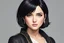 Placeholder: Monica Geller in 8k 2D anime artstyle, short black hair, close picture, intricate details, highly detailed, high details, detailed portrait, masterpiece,ultra detailed, ultra quality