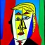 Placeholder: Trump painting by picasso