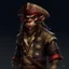 Placeholder: Pirate Human-Monkeyman DnD Digital Art