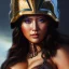 Placeholder: Ultra detailed fullbody Portrait in oil on canvas of busty female Boii warrior with armor,helmet,extremely detailed digital painting,ultrarealistic skin,intense stare, extremely detailed face, crystal clear eyes, mystical colors ,perfectly centered image, perfect composition, rim light, beautiful lighting,masterpiece ,8k, stunning scene, raytracing, anatomically correct, in the style of Simon Bisley and Ohrai Noriyoshi and robert e howard and Steve Jung and Wizyakuza and uncannyknack.