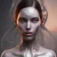 Placeholder: close up portrait of aetheral female, fine detail, highly intricate, modern surrealism painting, defined cracks and breaks, high-quality, volumetric lighting, 8k, ultrahd, George Grie, Marco Escobedo, avoid nsfw