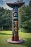 Placeholder: pillar of shame; Surreal totem art