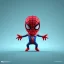 Placeholder: tiny cute {spiderman} toy, standing character, soft smooth lighting, soft pastel colors, skottie young, 3d blender render, polycount, modular constructivism, pop surrealism, physically based rendering, square image