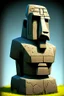 Placeholder: moai easter island golem robot