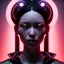 Placeholder: Black hair Woman, samurai, cyberpunk, neon, highly detailed, art stations, concept art, smooth, unreal engine 5, god rays, ray tracing, RTX, nanite polygons, lumen lighting, ultra detail, volumetric lighting, 3d, finely drawn, high definition, high resolution, gradient background