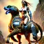 Placeholder: ultra detailed portrait of beautiful Red Sonja Riding a Big Tiger, wearing a bikini plate armor, extremely detailed digital painting, extremely detailed face,crystal clear green eyes, in the style of robert e howard and pablo oliveira, mystical colors,perfectly centered image, perfect composition, rim light, beautiful lighting,8k, stunning scene, raytracing