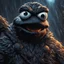 Placeholder: Horror version of cookie monster in 8k solo leveling shadow artstyle, machine them, close picture, rain, intricate details, highly detailed, high details, detailed portrait, masterpiece,ultra detailed, ultra quality