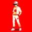 Placeholder: <lora:xuehua:1>,xh,1boy,solo,male focus,hat,simple background,shirt,baseball cap,white footwear,pants,shoes,mask,sunglasses,standing,full body,short sleeves,white shirt,red headwear,red background,brown pants