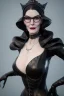 Placeholder: Carmen Dell`orifice as evil queen in black leather gown, angry, busty, curvey, cleavage, unreal 5, octane render,cinema4d, dynamic lighting, dramatic lighting, 4k, redshift render, highly detailed, hyper realistic