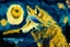 Placeholder: a wolf in van gogh style