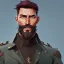 Placeholder: Tom Cruise Christmas military cyberpunk beard