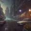 Placeholder: Alien bird post apocalyptic night city, sunny atmosphere, amazing detail, realistic, flowers, 8K, cinematic lighting, unreal engine