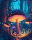 Placeholder: A magical forest with glowing mushrooms and fireflies, in the style of fantasy illustration, vibrant colors, whimsical creatures, intricate details, 16k resolution