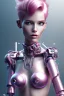 Placeholder: cyborg, pink hair, sexy, perfekt, real, dream