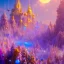 Placeholder: blue gold and violet landscape with multicolored crystals falling from the sky, full of details, smooth, bright sunshine，soft light atmosphere, light effect，vaporwave colorful, concept art, smooth, extremely sharp detail, finely tuned detail, ultra high definition, 8 k, unreal engine 5, ultra sharp focus