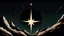 Placeholder: Minimalist Wallpaper, dark background, dark space view with only one shinning star, minimal wallpaper, painting,retro , NFT, HD, inspired by benoit mandelbrot and brian kesinger, wallpaper